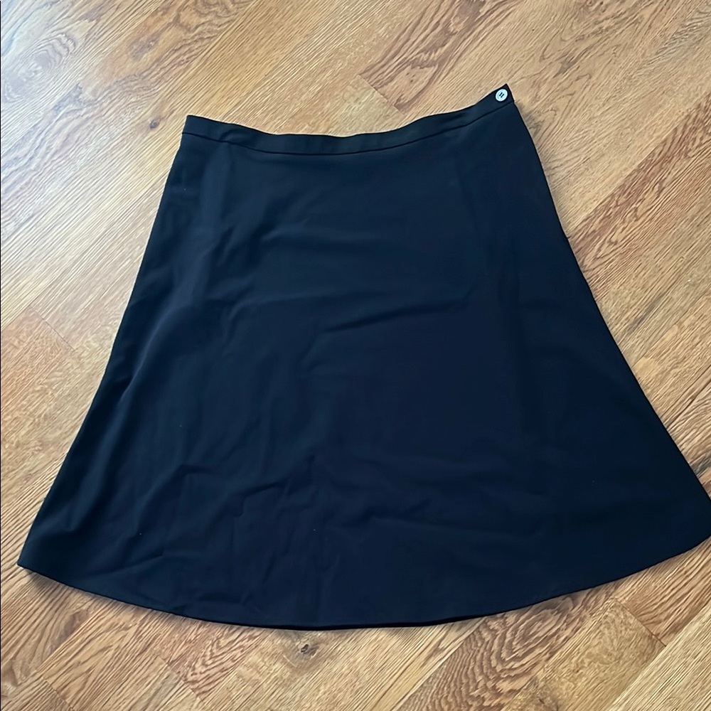 Grace Elements Black A-Line Knee-Length Skirt